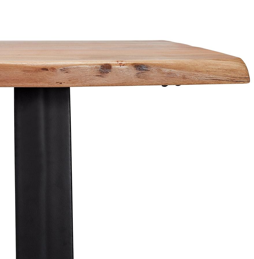 Kokoon Design RAFA' High Bar Table In Solid Wood And Metal - 160x90 Cm