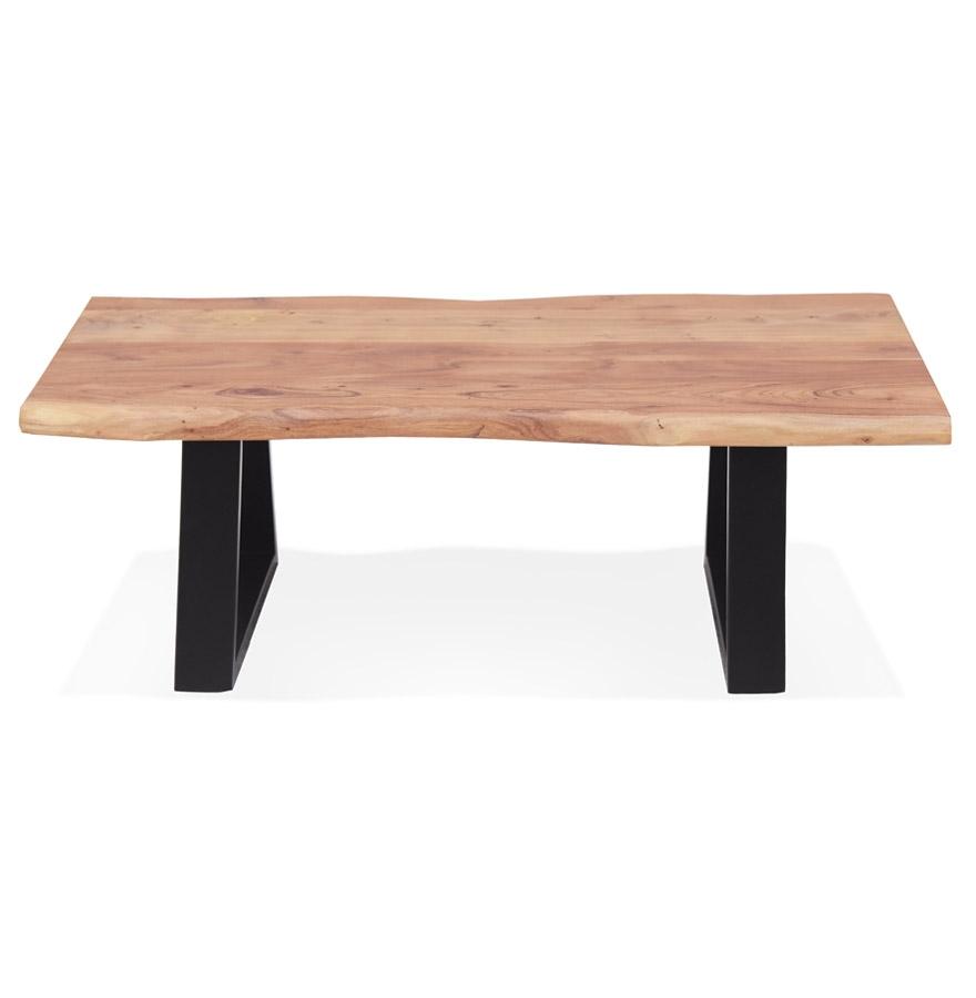 Kokoon Design RAFA' Living Room Coffee Table In Solid Wood And Metal