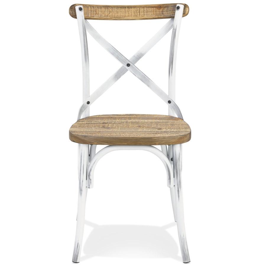 Kokoon Design RANCH' Wooden Kitchen Chair With Aged Walnut Finish