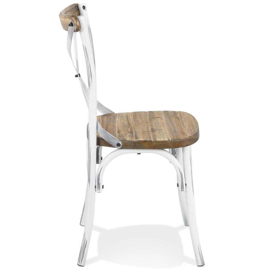 Kokoon Design RANCH' Wooden Kitchen Chair With Aged Walnut Finish