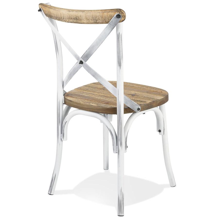 Kokoon Design RANCH' Wooden Kitchen Chair With Aged Walnut Finish
