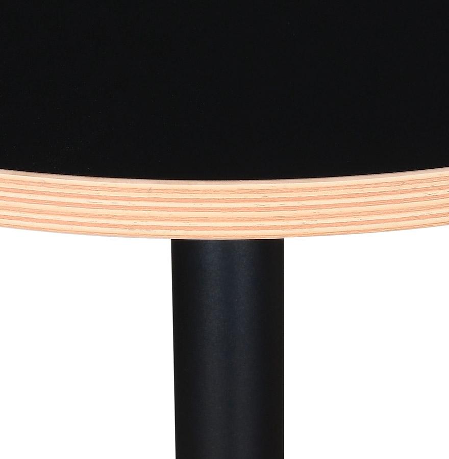 Kokoon Design Round Black 'YOGI' Bistro Table - Ø 80 Cm