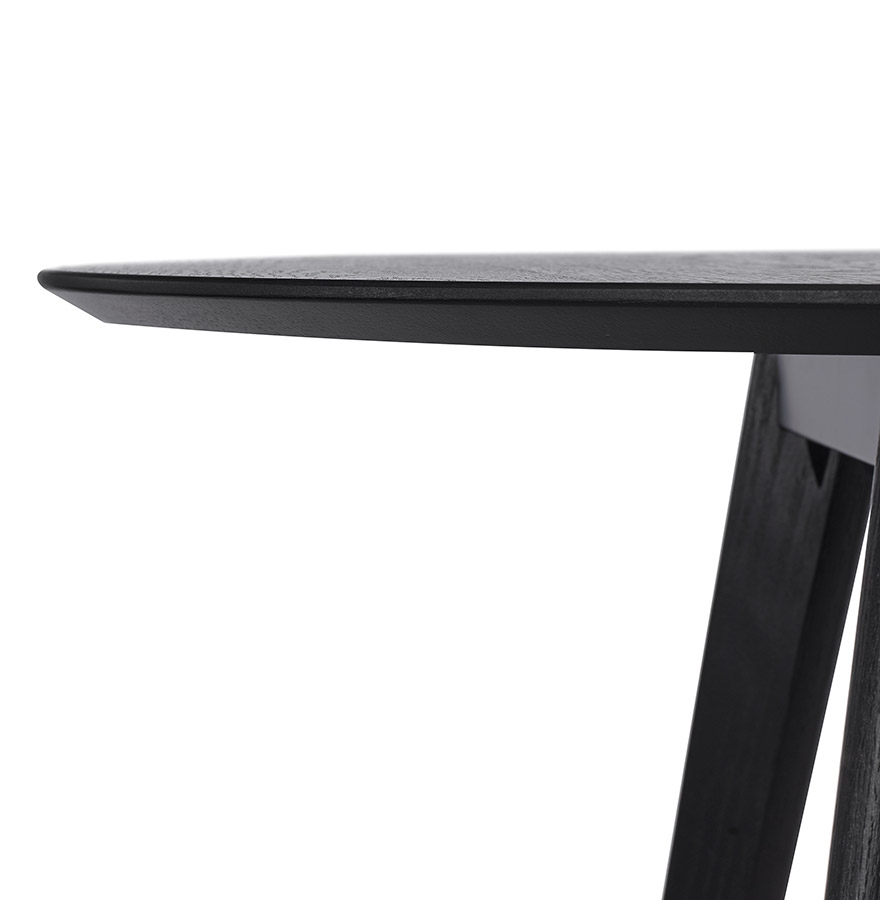 Kokoon Design Round Kitchen Table 'AMY' Black - ø 120 Cm