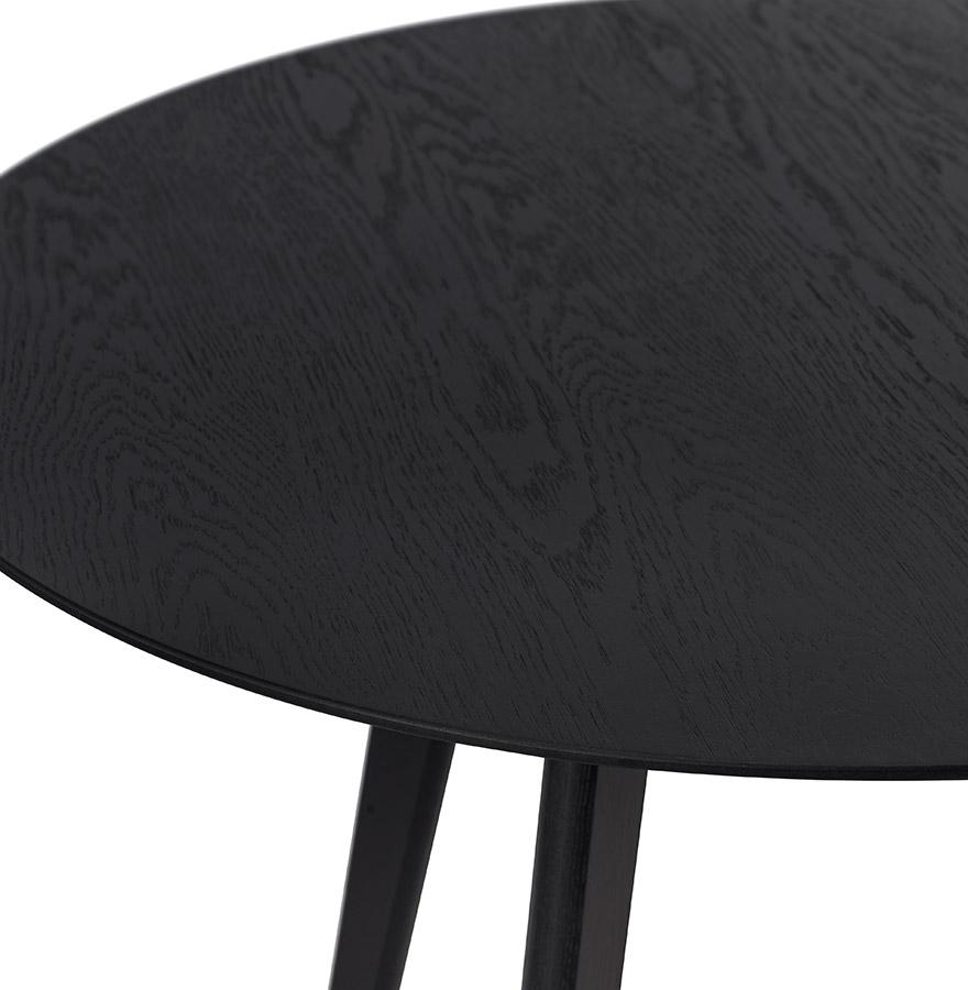 Kokoon Design Round Kitchen Table 'AMY' Black - ø 120 Cm