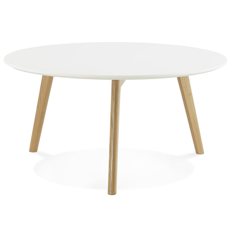Kokoon Design Round Living Room Coffee Table 'KOFY' Scandinavian Style