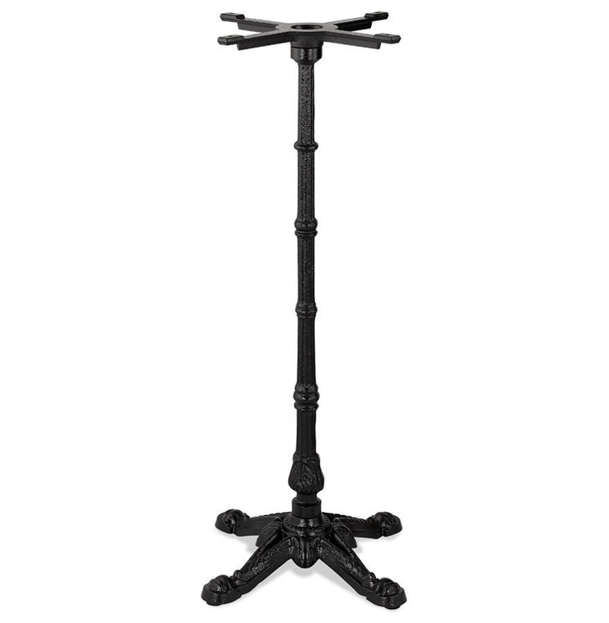 Kokoon Design Rustic Style 'CABARET' 110 Table Leg In Black Metal