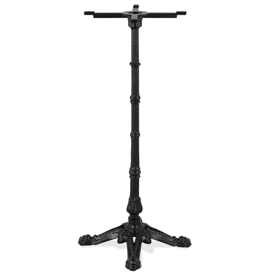 Kokoon Design Rustic Style 'CABARET' 110 Table Leg In Black Metal