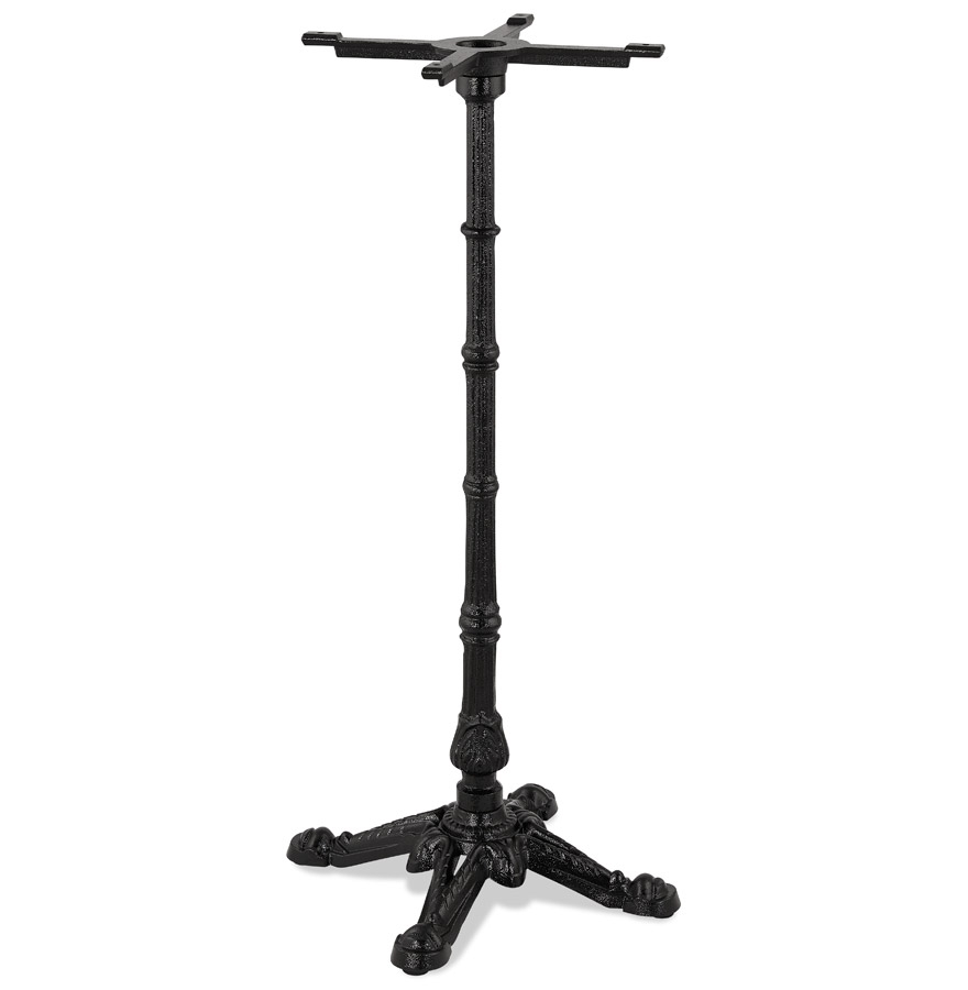 kokoon design Rustic style 'CABARET' 110 table leg in black metal