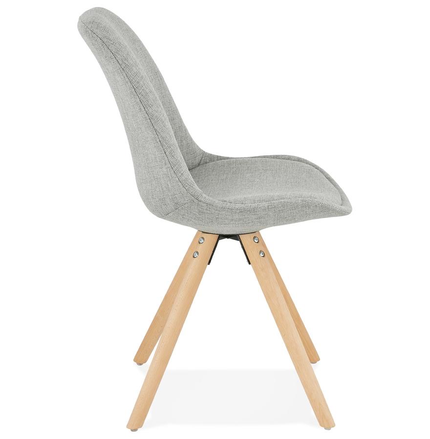 Kokoon Design Scandinavian Chair 'HIPHOP' In Gray Fabric