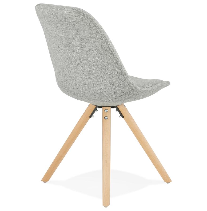 Kokoon Design Scandinavian Chair 'HIPHOP' In Gray Fabric