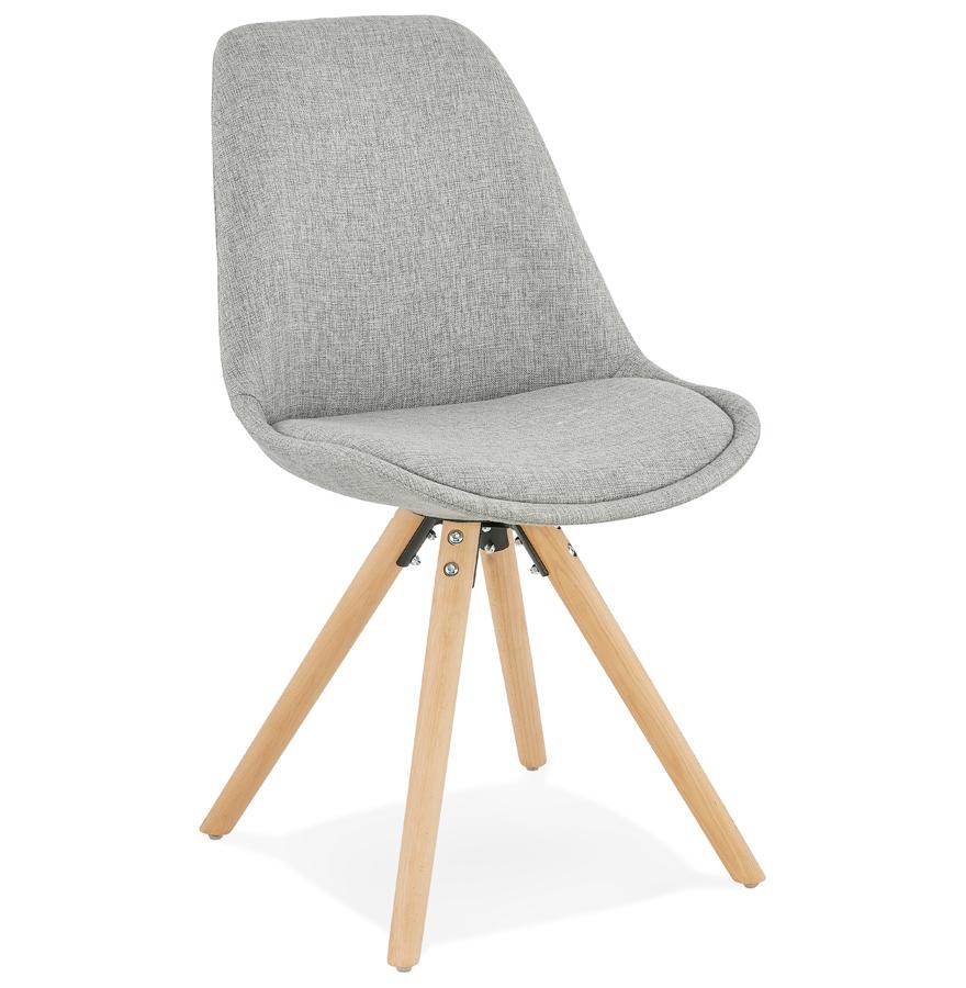 kokoon design Scandinavian chair 'HIPHOP' in gray fabric