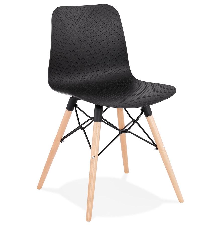 kokoon design Scandinavian designer black 'TONIC' chair