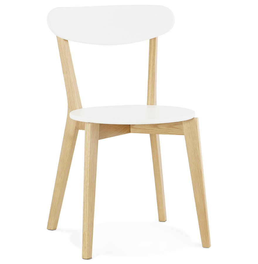 kokoon design Scandinavian designer white 'DADY' chair