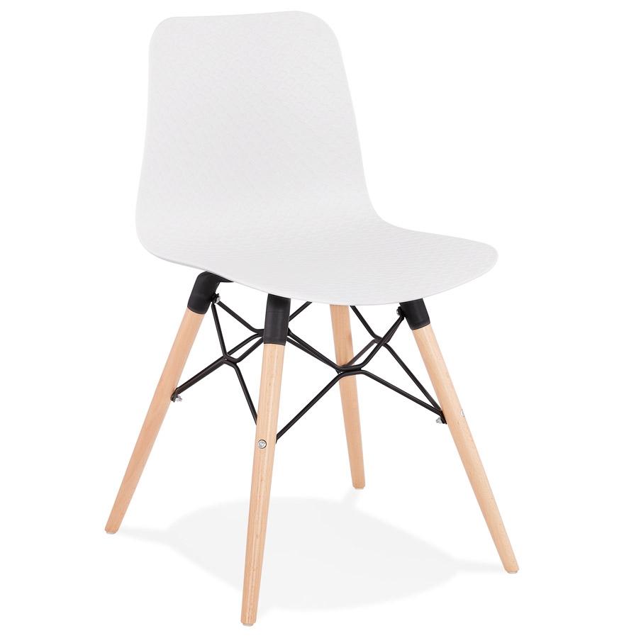 kokoon design Scandinavian designer white 'TONIC' chair