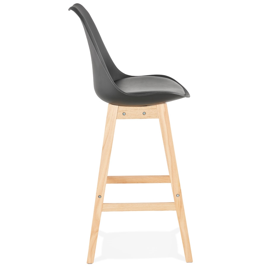 Kokoon Design Scandinavian Style Black 'CAMILA' Bar Stool