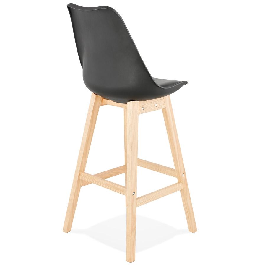 Kokoon Design Scandinavian Style Black 'CAMILA' Bar Stool