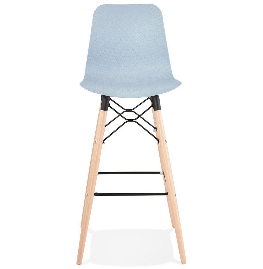 Kokoon Design Scandinavian Style Blue 'MOZAIK' Designer Bar Stool