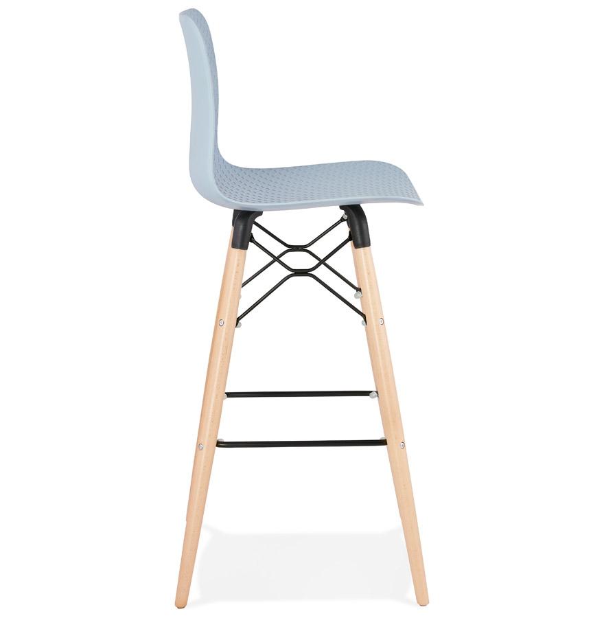 Kokoon Design Scandinavian Style Blue 'MOZAIK' Designer Bar Stool