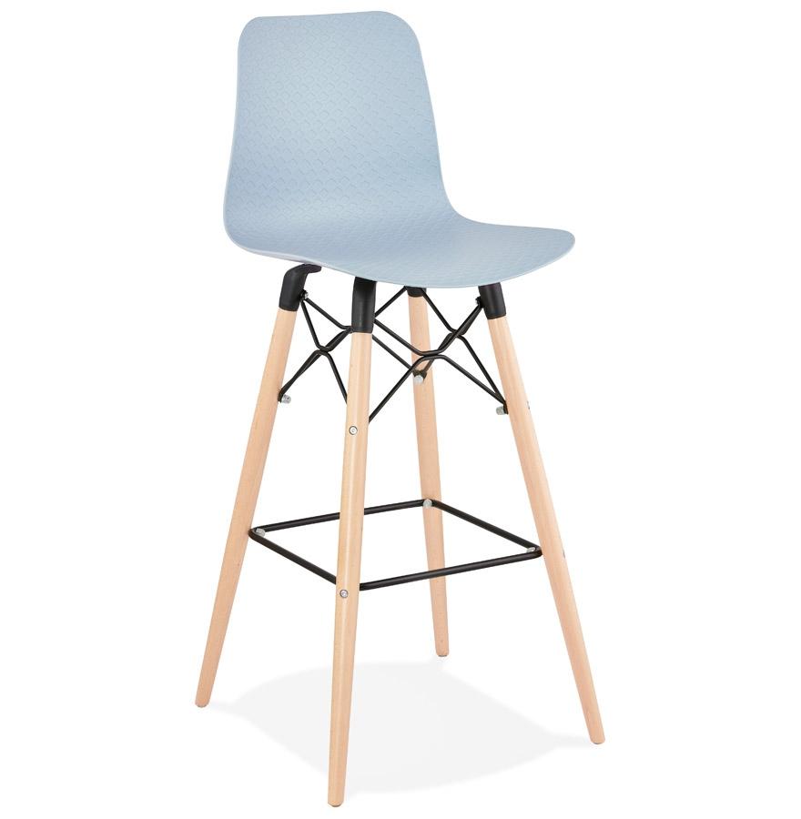 kokoon design Scandinavian style blue 'MOZAIK' designer bar stool
