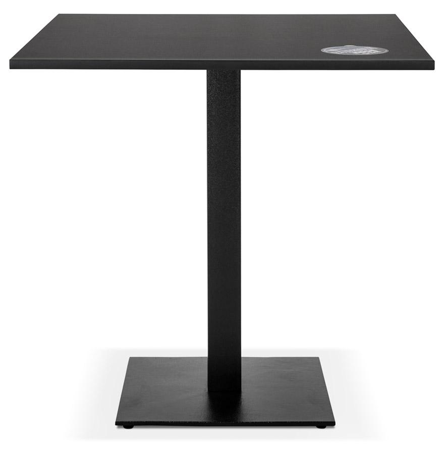 Kokoon Design Small Black Square 'MUFFIN' Dining Table Indoor/outdoor - 68x68 Cm
