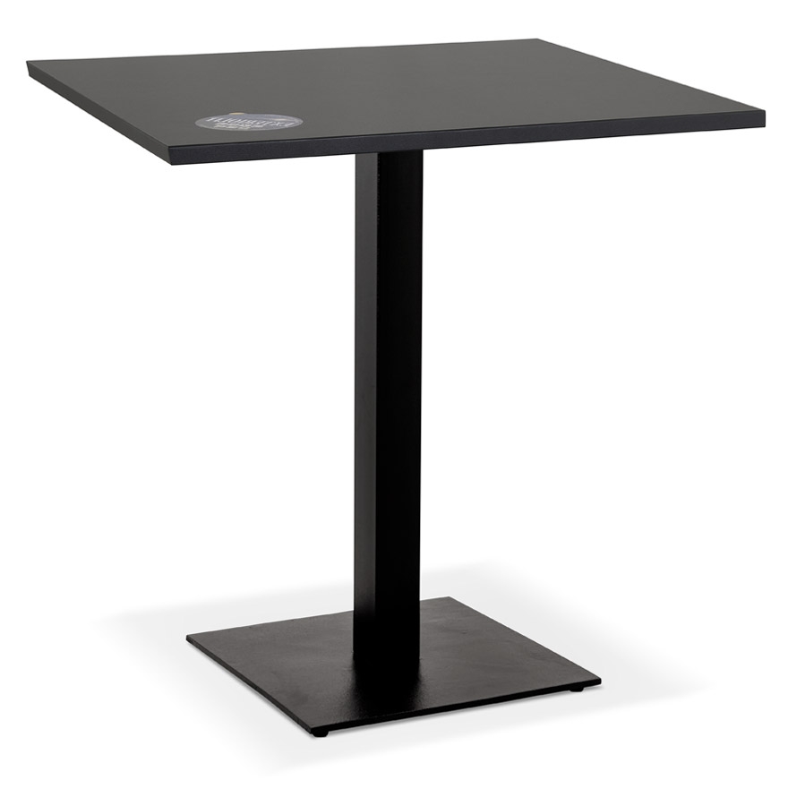 kokoon design Small black square 'MUFFIN' dining table indoor/outdoor - 68x68 cm