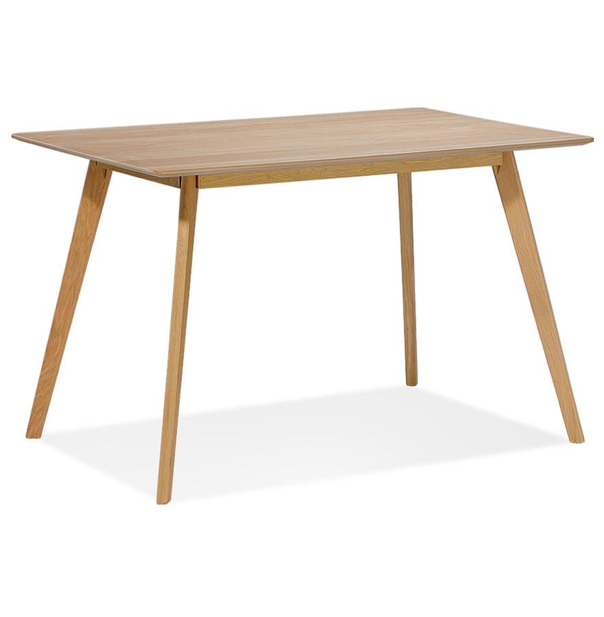kokoon design Small designer table / desk 'MARIUS' in natural finish wood - 120x80 cm