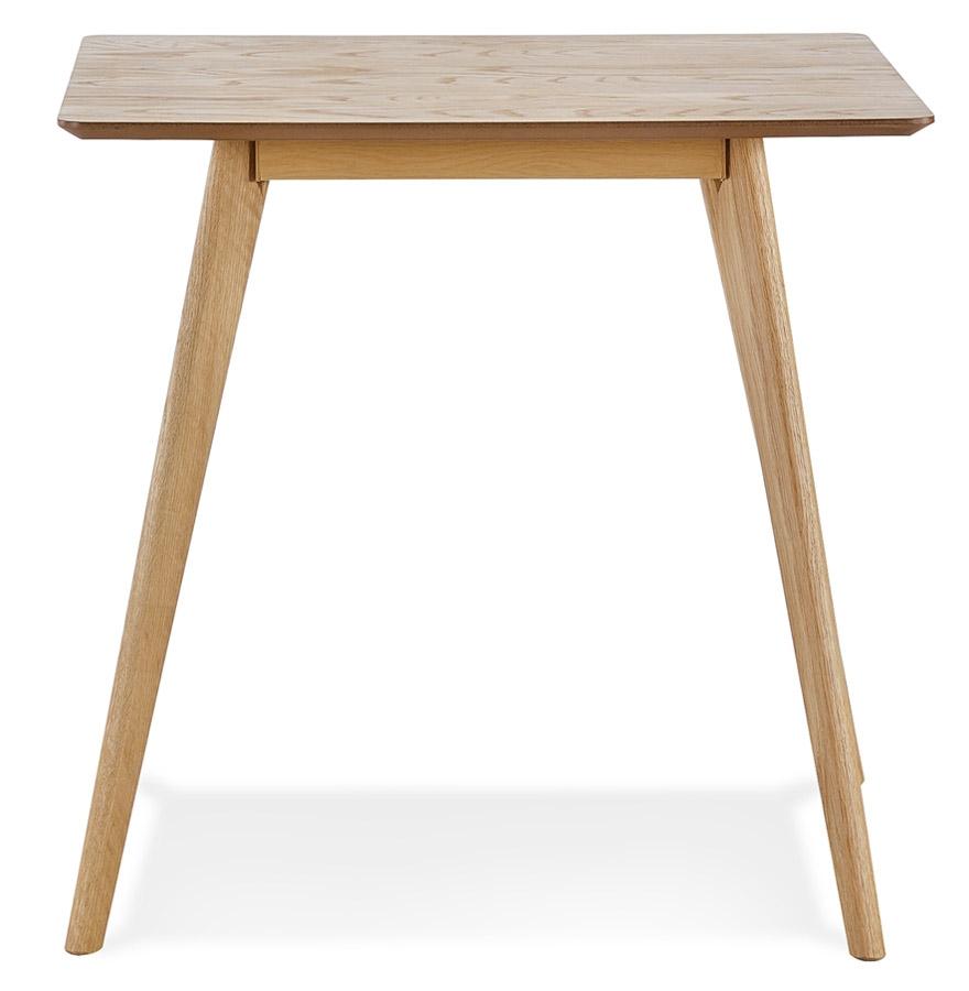 Kokoon Design Small Dining Table 'GENIUS' Natural Finish - 80x80 Cm