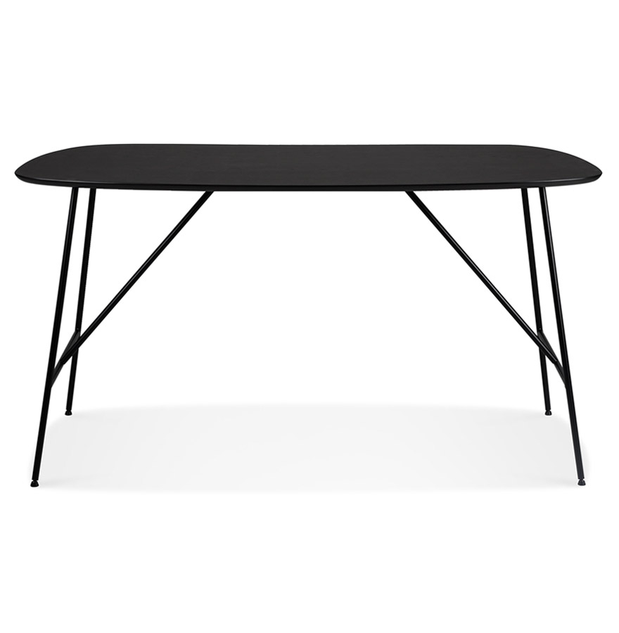 Kokoon Design Small 'FIONA' Table/desk In Black Oak Finish Wood
