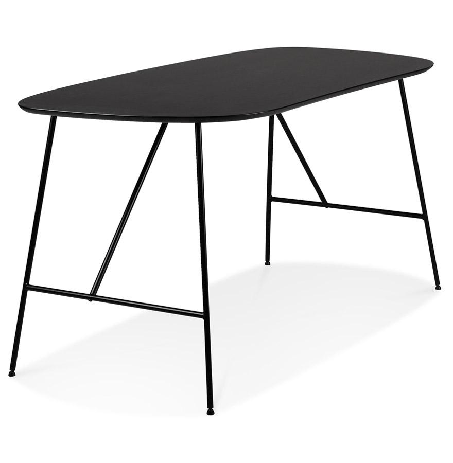 Kokoon Design Small 'FIONA' Table/desk In Black Oak Finish Wood
