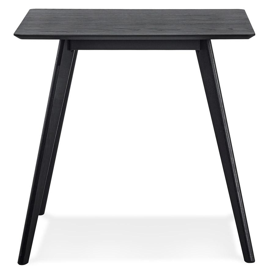 Kokoon Design Small 'GENIUS' Dining Table In Black Finish - 80x80 Cm