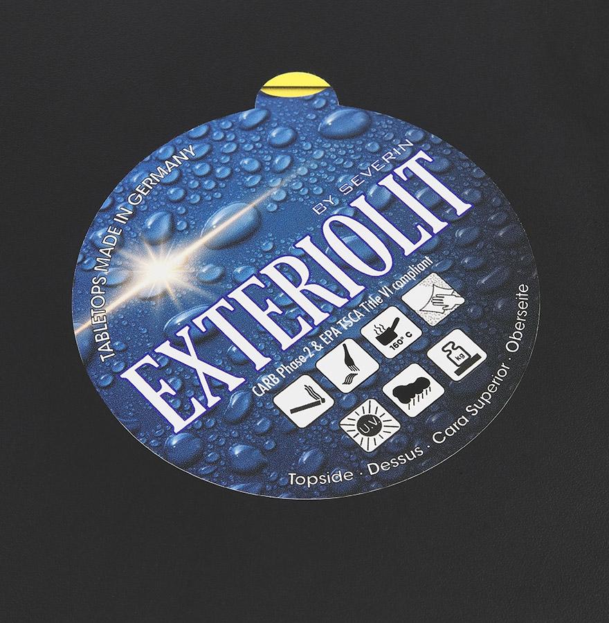 Kokoon Design Small Round 'LUCETTE' Dining Table In Wood And Black Cast Iron - Ø 68 Cm