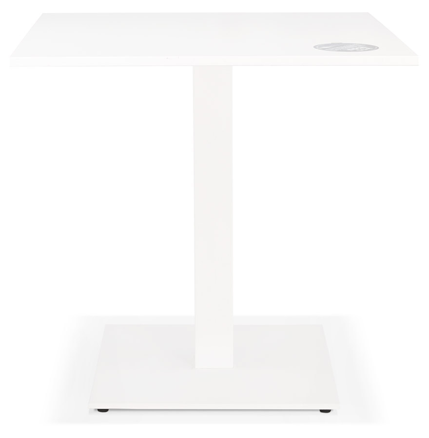 Kokoon Design Small Square White Indoor/outdoor 'MUFFIN' Dining Table - 68x68 Cm