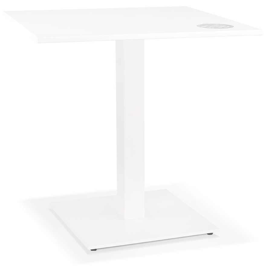 kokoon design Small square white indoor/outdoor 'MUFFIN' dining table - 68x68 cm