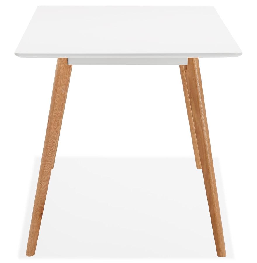 Kokoon Design Small White Designer Table / Desk 'MARIUS' Scandinavian Style - 120x80 Cm