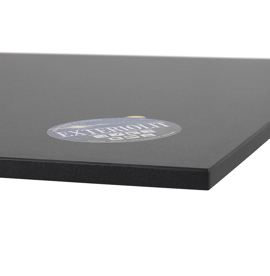 Kokoon Design Square Black 'LIMULE' Table Top - 68x68 Cm