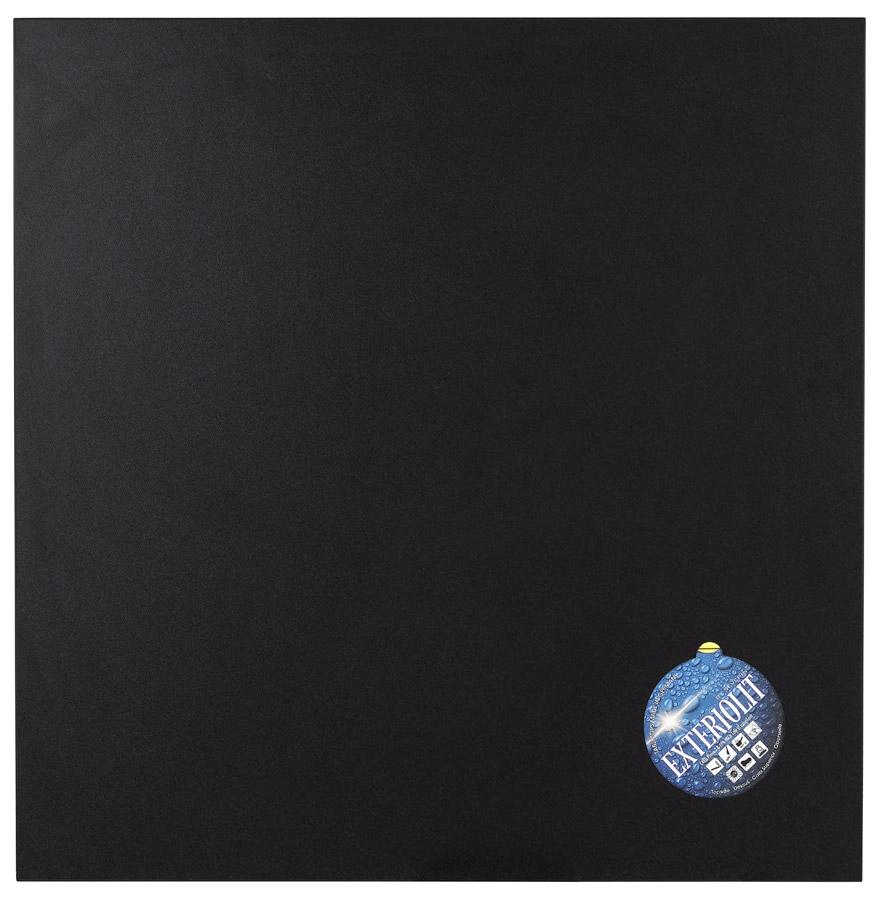 kokoon design Square black 'LIMULE' table top - 68x68 cm