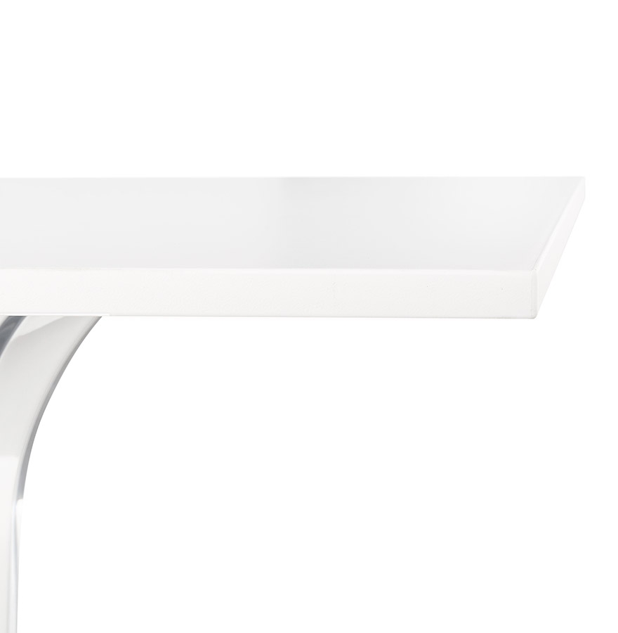 Kokoon Design Square Patio Table 'LIMPID' White Indoor/outdoor - 68x68 Cm