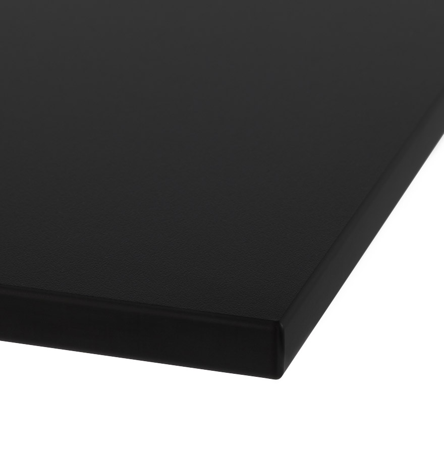 Kokoon Design Square 'PLANO' Table Top 60x60cm Black In Compressed Resin