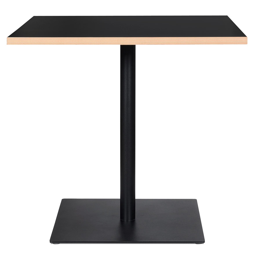 Kokoon Design Square Table 'FUSION SQUARE' Black - 80x80 Cm