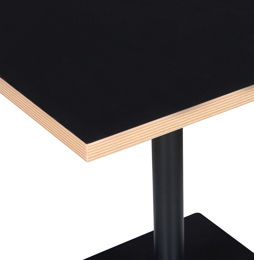 Kokoon Design Square Table 'FUSION SQUARE' Black - 80x80 Cm