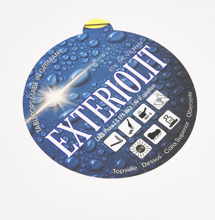 Kokoon Design Square White 'LIMULE' Table Top - 68x68 Cm