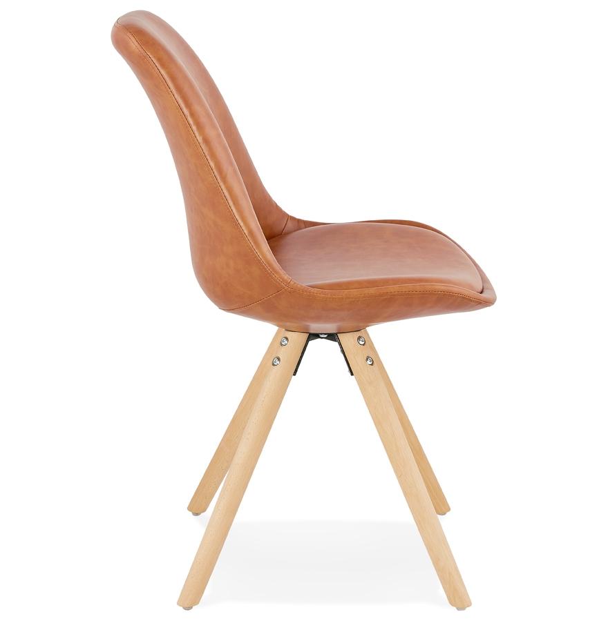 Kokoon Design STREET' Designer Chair In Brown Synthetic Material