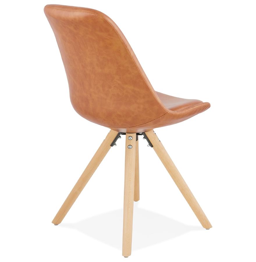 Kokoon Design STREET' Designer Chair In Brown Synthetic Material