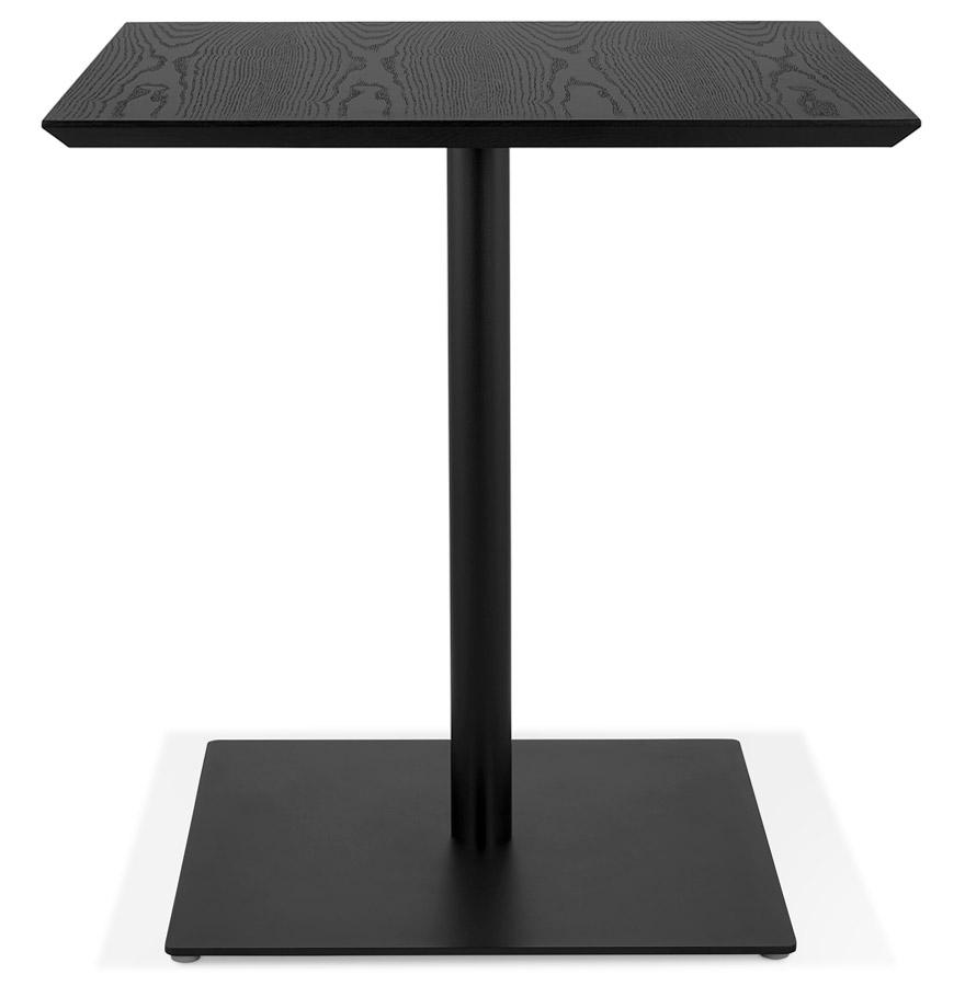 Kokoon Design SUMO' Designer Square Table In Wood And Black Metal - 70x70 Cm