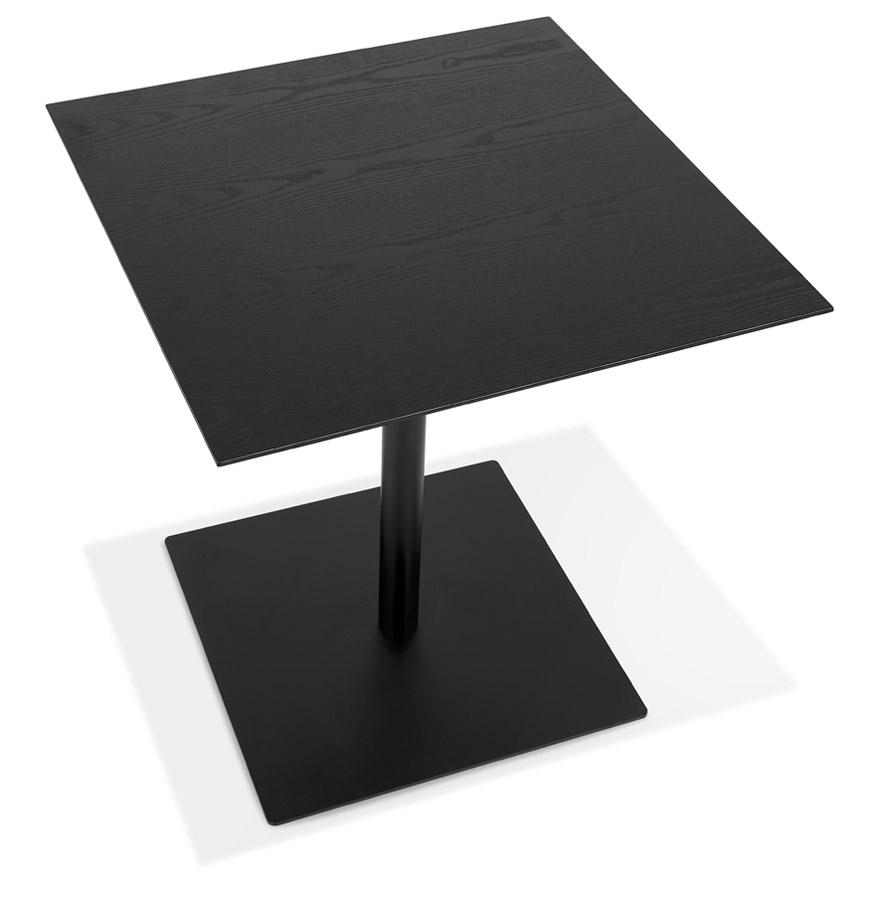 Kokoon Design SUMO' Designer Square Table In Wood And Black Metal - 70x70 Cm