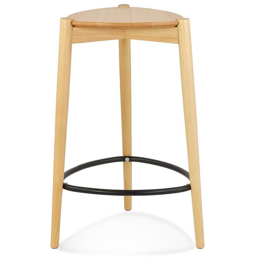 Kokoon Design TIARA MINI' Mid-height Snack Stool In Natural Ash