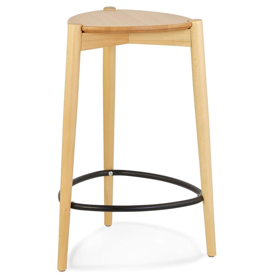 kokoon design TIARA MINI' mid-height snack stool in natural ash