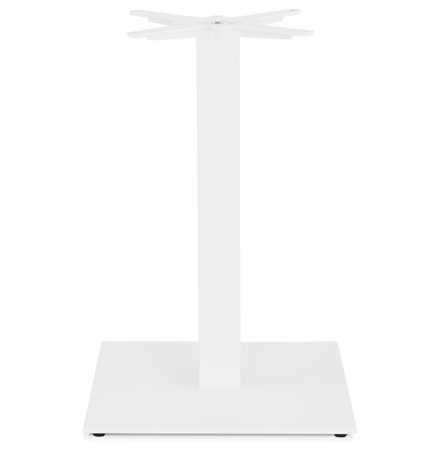 Kokoon Design TOWER' 75 Square Table Leg In White Metal Indoor/outdoor