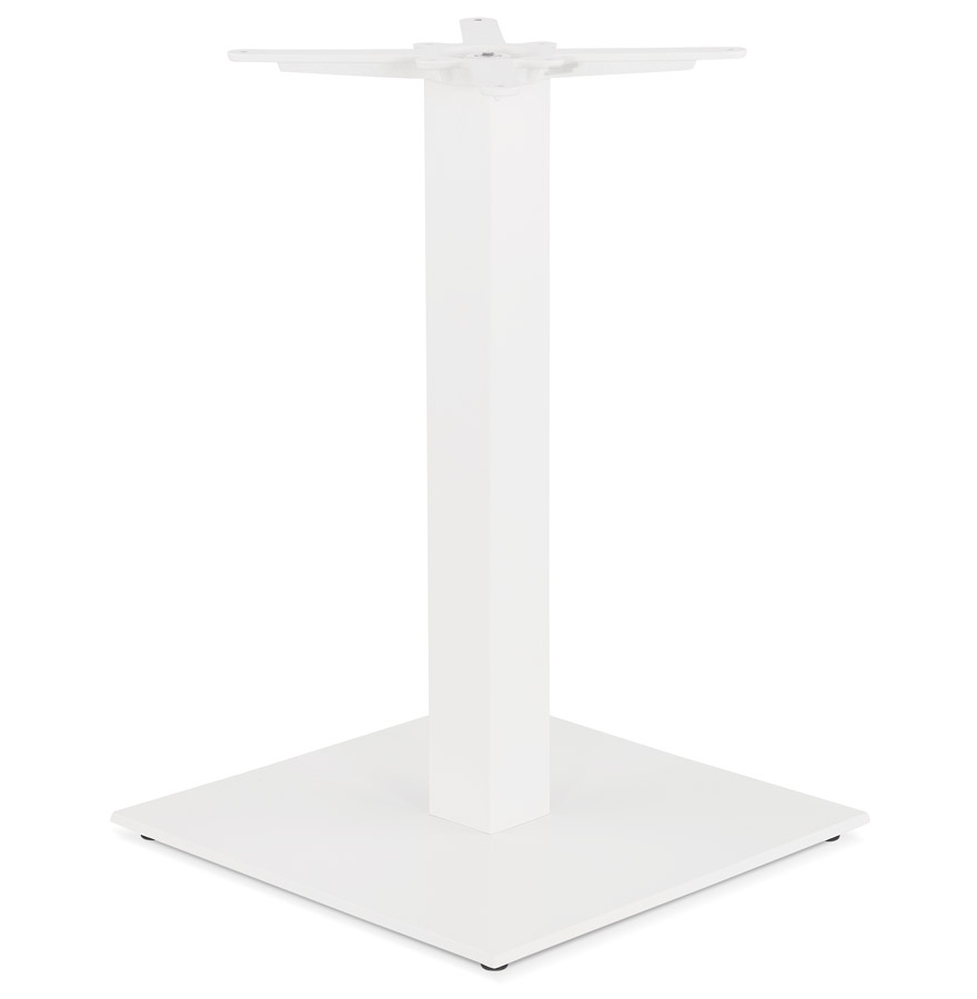 Kokoon Design TOWER' 75 Square Table Leg In White Metal Indoor/outdoor