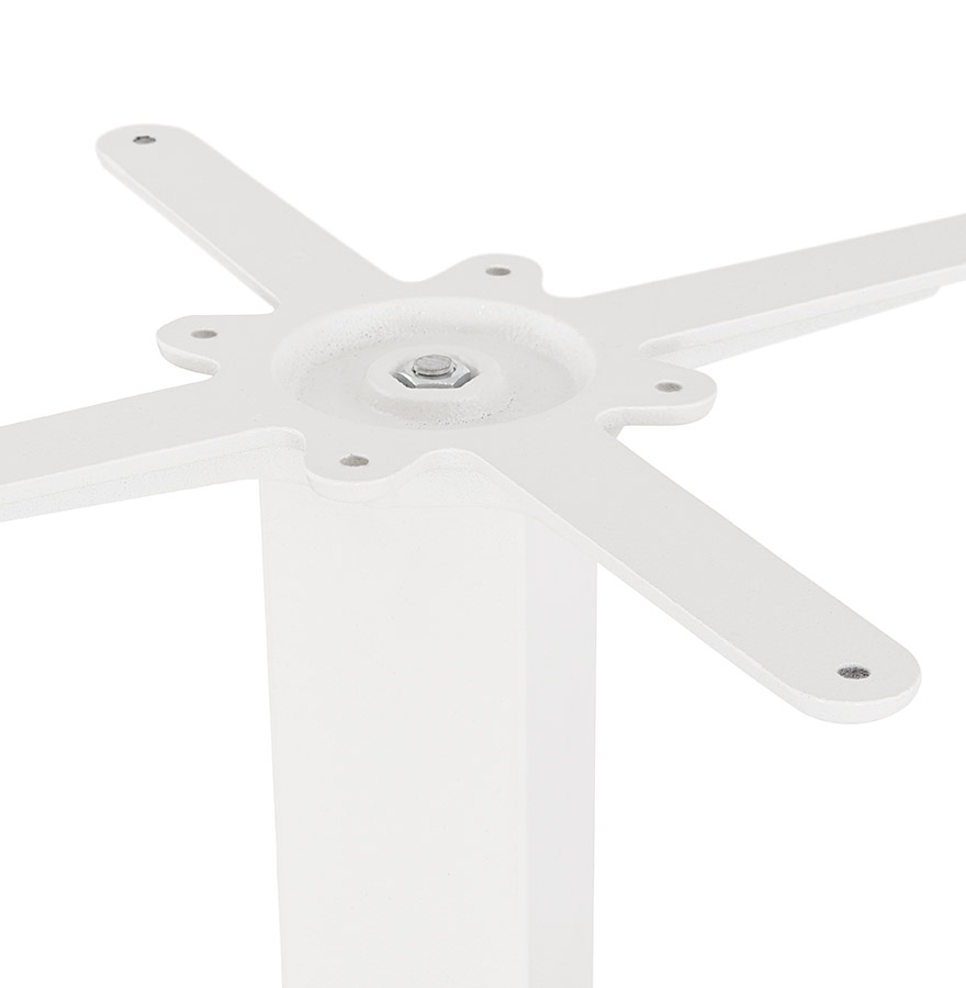 Kokoon Design TOWER' 75 Square Table Leg In White Metal Indoor/outdoor